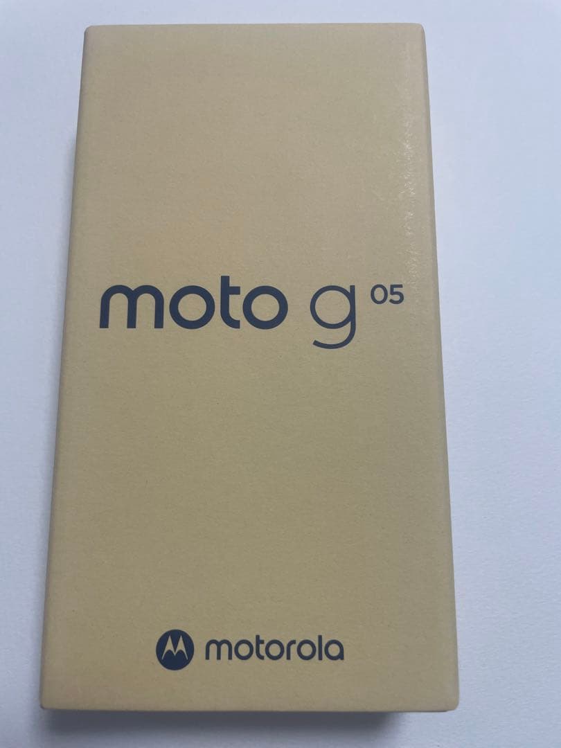 【新品未開封】 moto g05 未開封未使用