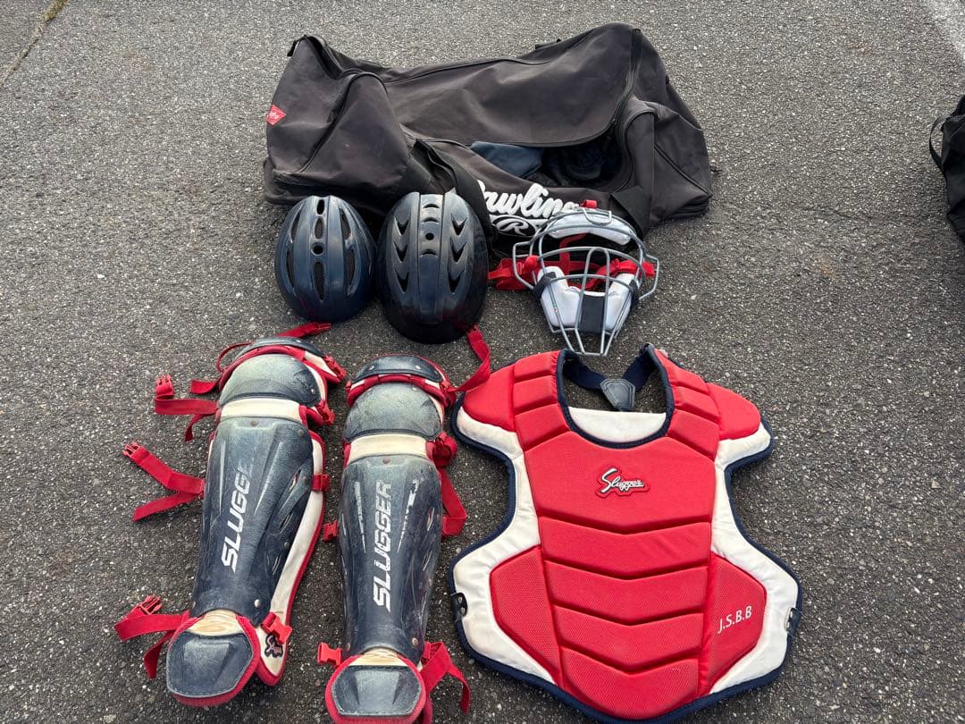 k*2様 軟式野球用キャッチャー防具一式