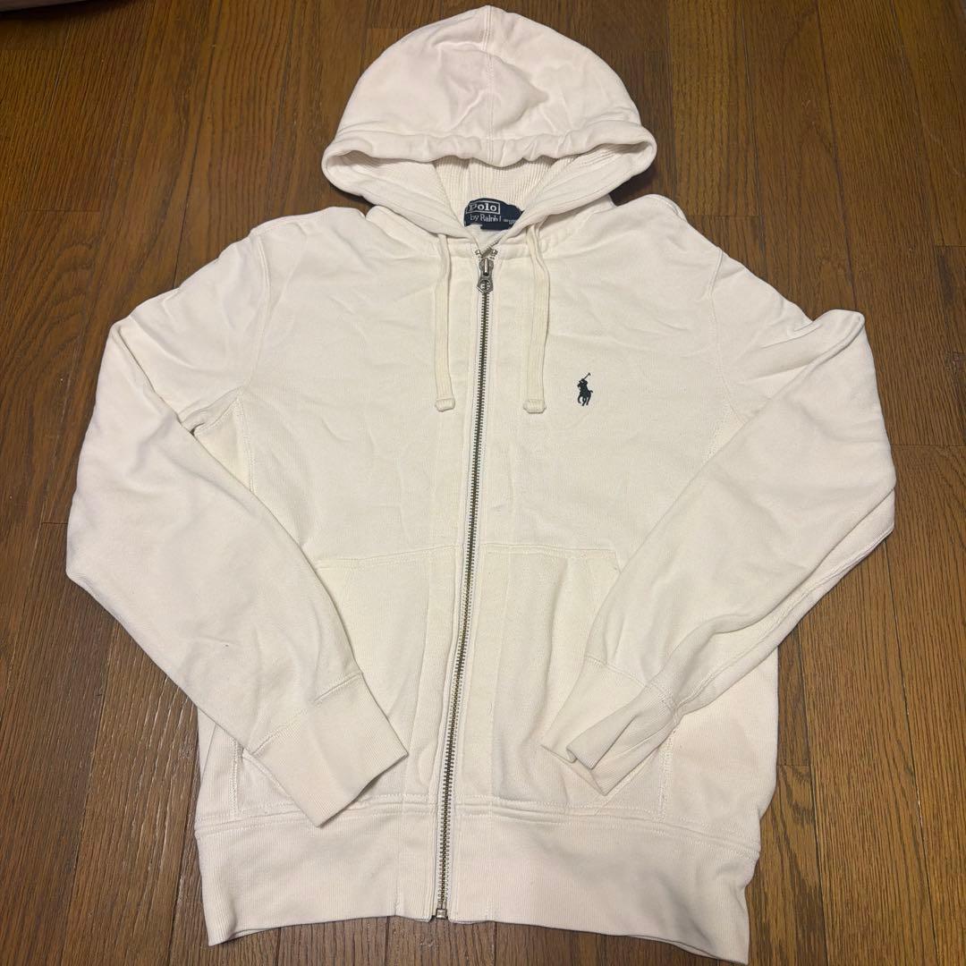 ラルフローレン　パーカー　白