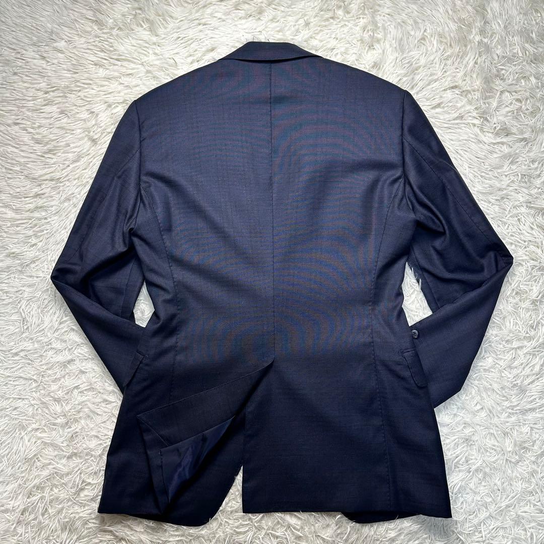 希少 極美品 トゥモローランド ピルグリム 英国×伊生地 シルク混 光沢 上下