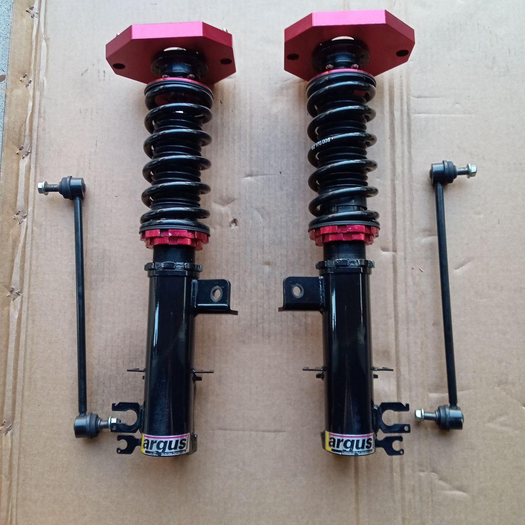 ☆アバルト５９５及び695用☆ラルグス製ピロアッパー付き車高調フロントのみ
