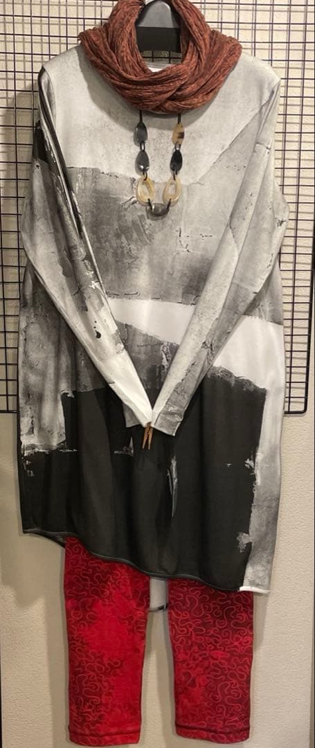 モユル　萌　MOYURU 新品　チュニック　ワンピース