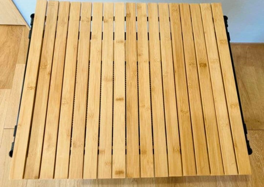 値下げ ミニマルワークス　モカロールテーブル　バンブー