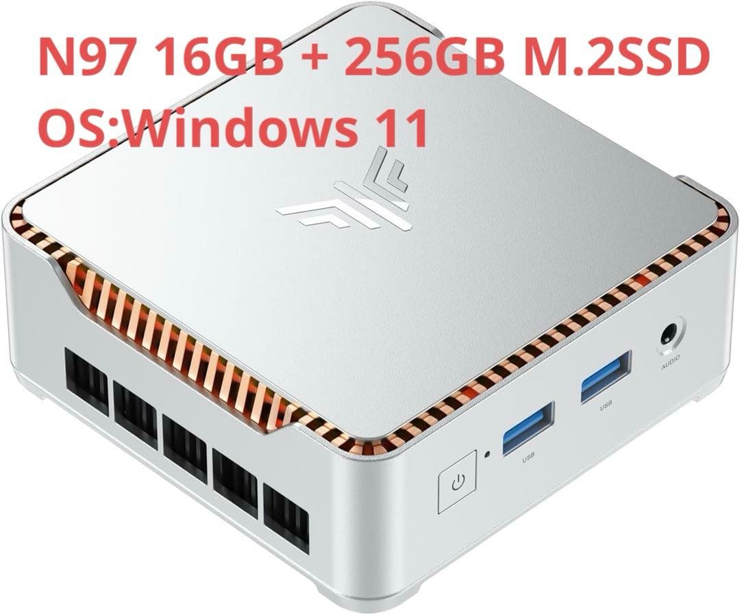 【未使用に近い】N97 ミニPC 16GB/256GB 付属品完備