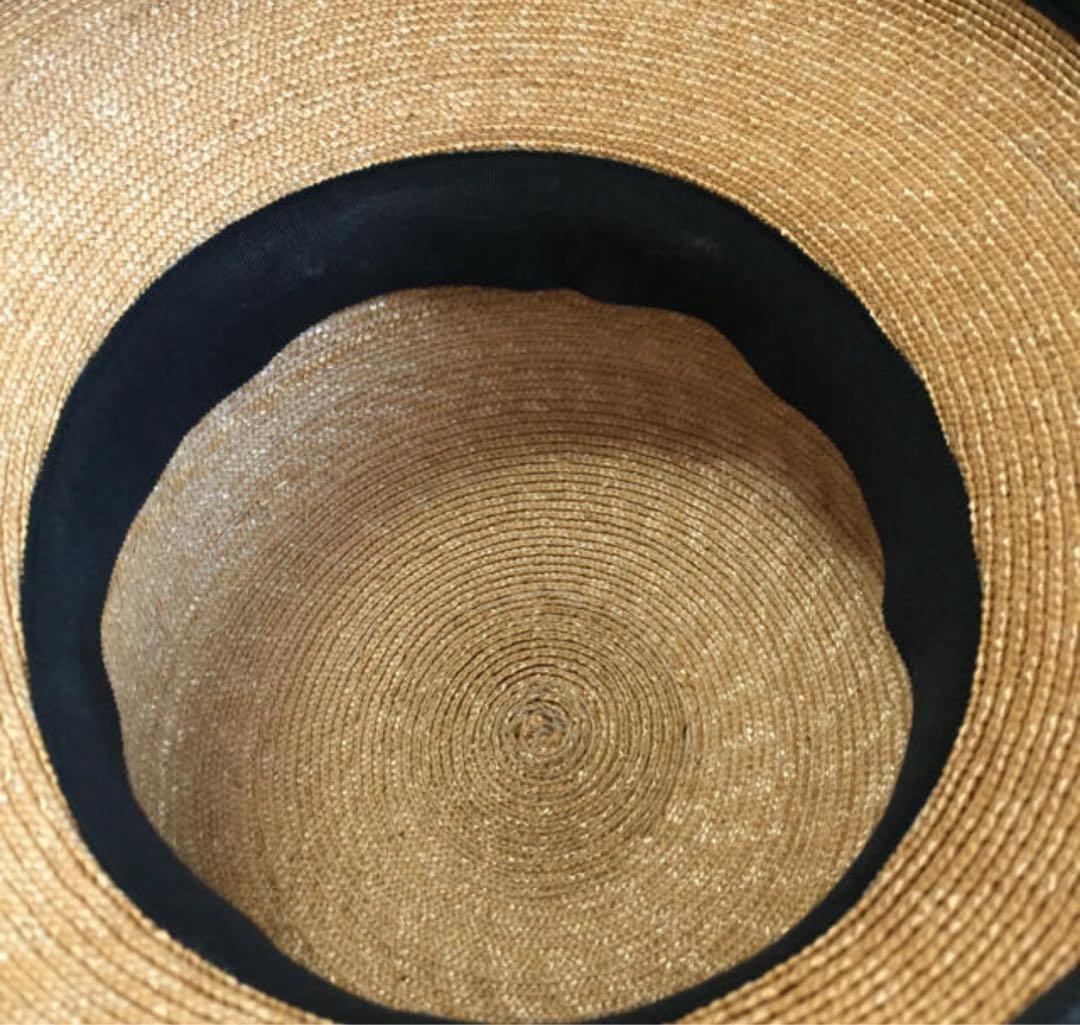 FOXEY リボン付き麦わら帽子