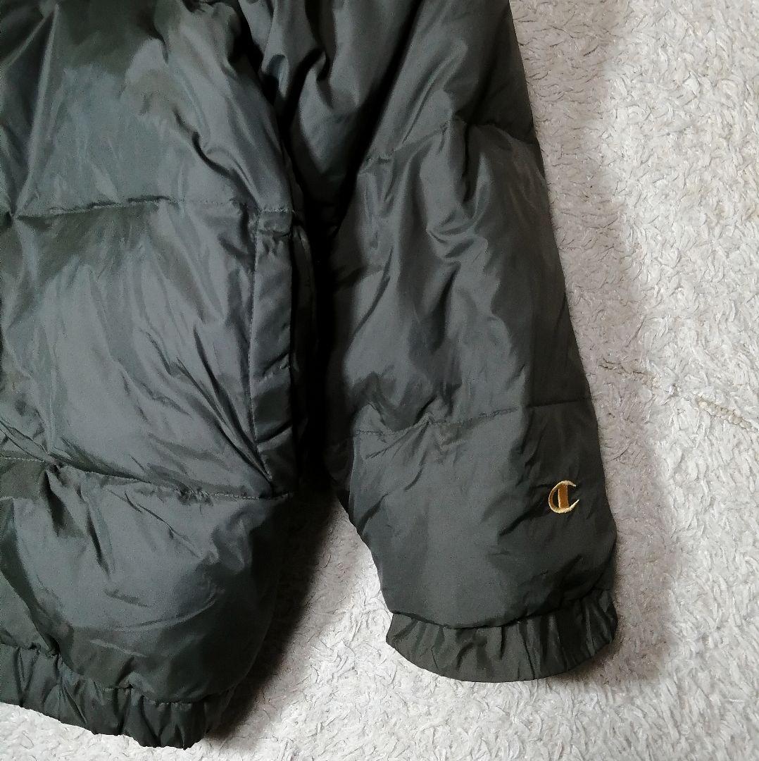 ★90s★チャンピオン★ダウンジャケット 4L 超ビッグサイズ オリーブドラブ