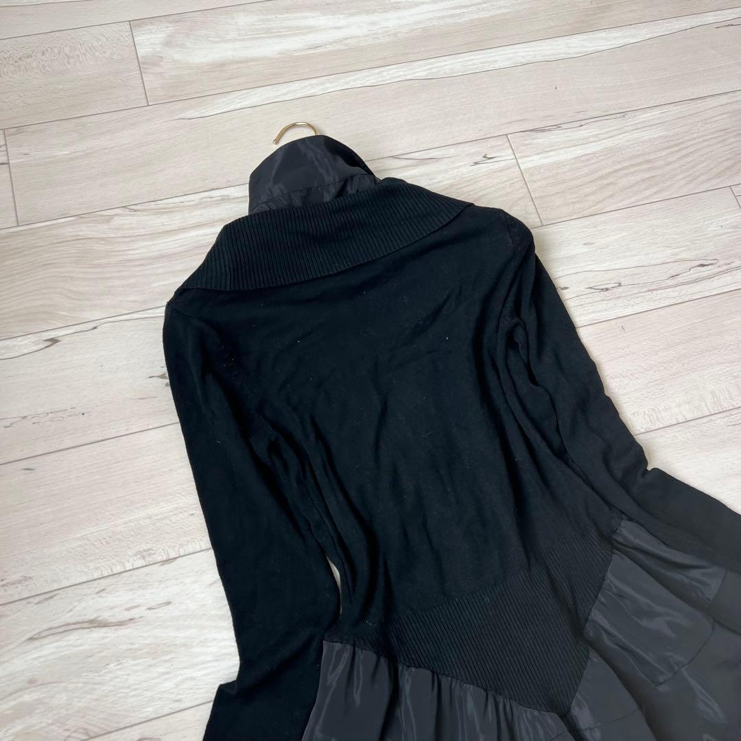 【美品】エイココンドウ　イーセンセーション　切り替え　バルーンワンピース　44