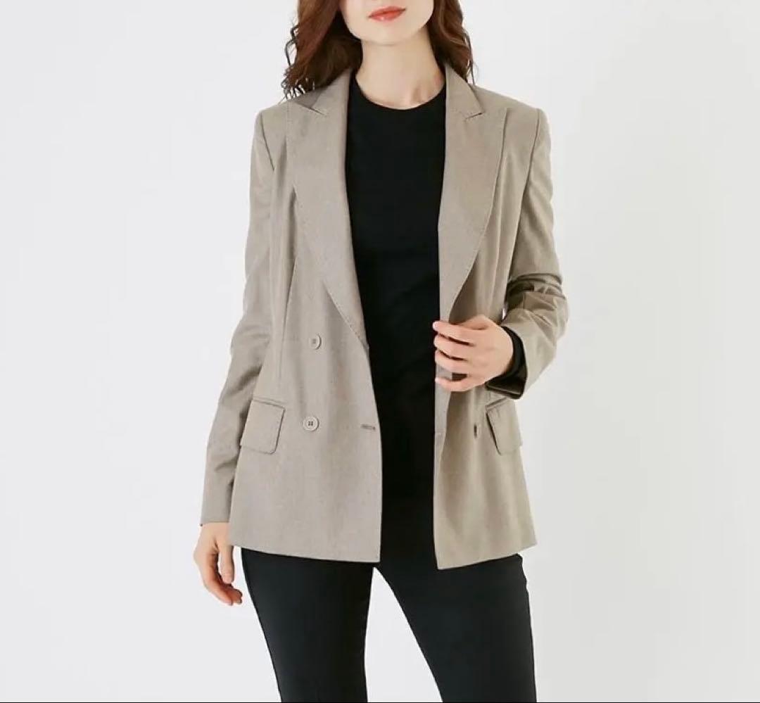 ［試着程度］マックスマーラ 白タグ　バージンウール　ジャケット　サイズ40