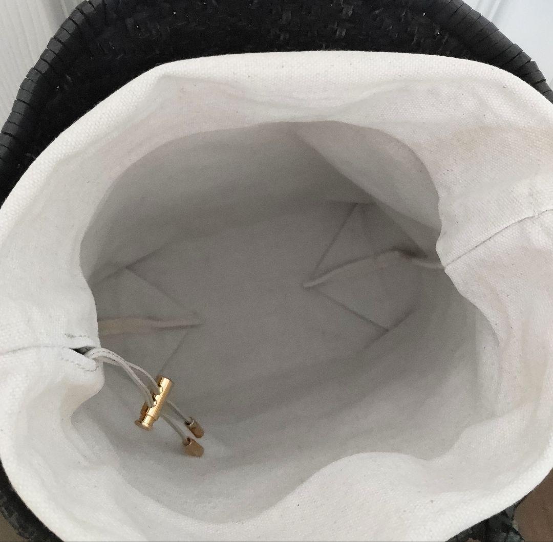 「takachiです」POMTATA 黒 本革 トートバッグ カゴバッグ