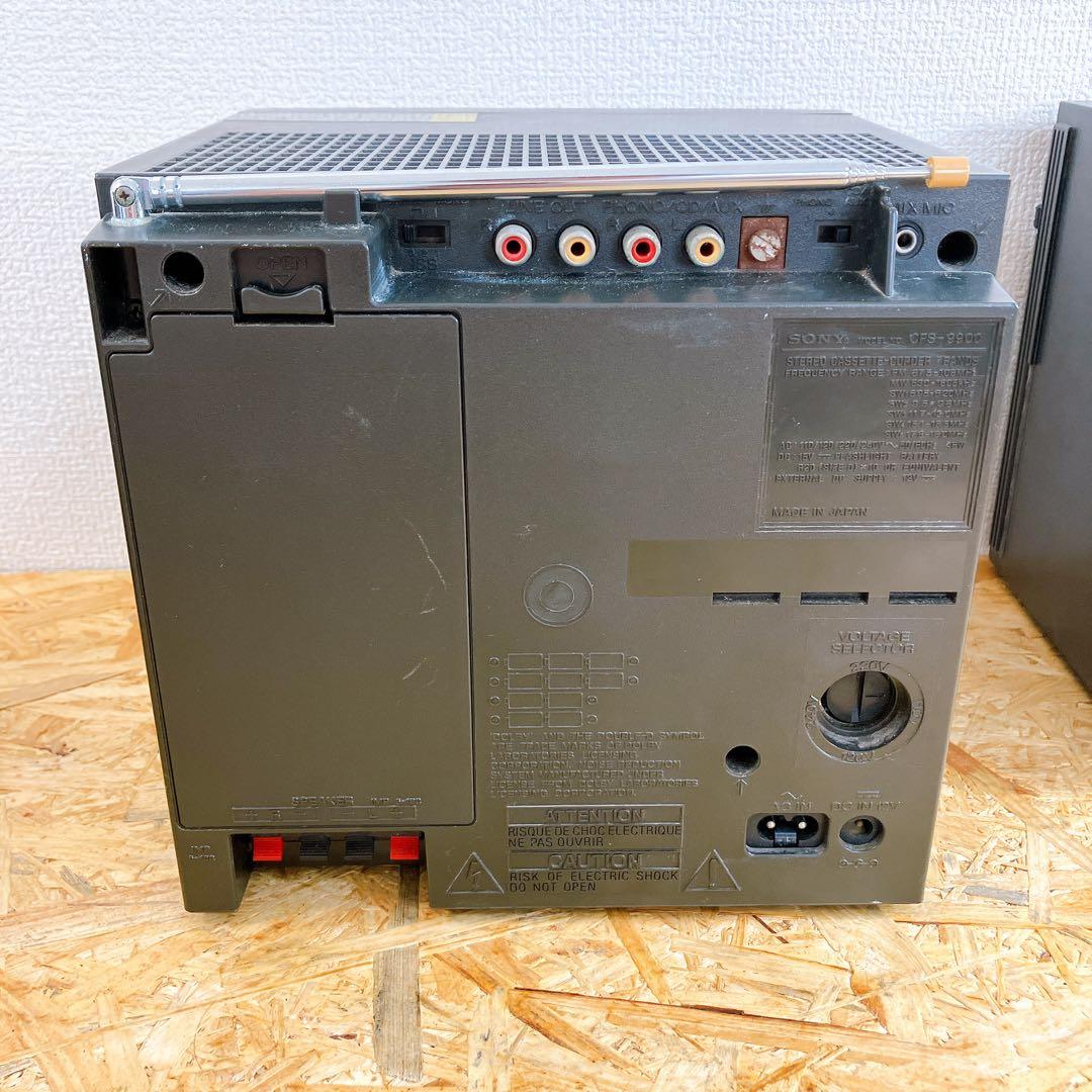 ジャンク品 SONY ソニー ステレオカセットレコーダー CFS-9900