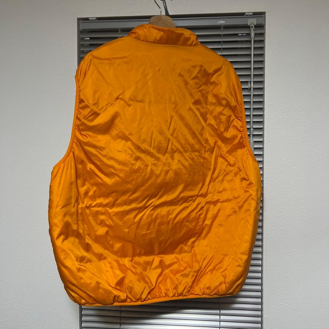 希少97年USA製patagoniaパタゴニア パフボールベストXLマンゴー