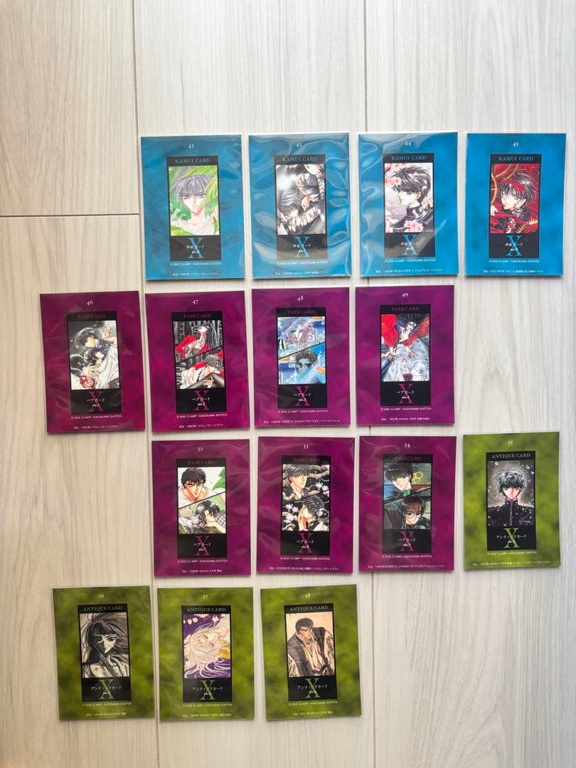 CLAMP X トレーディングカード 81枚セット