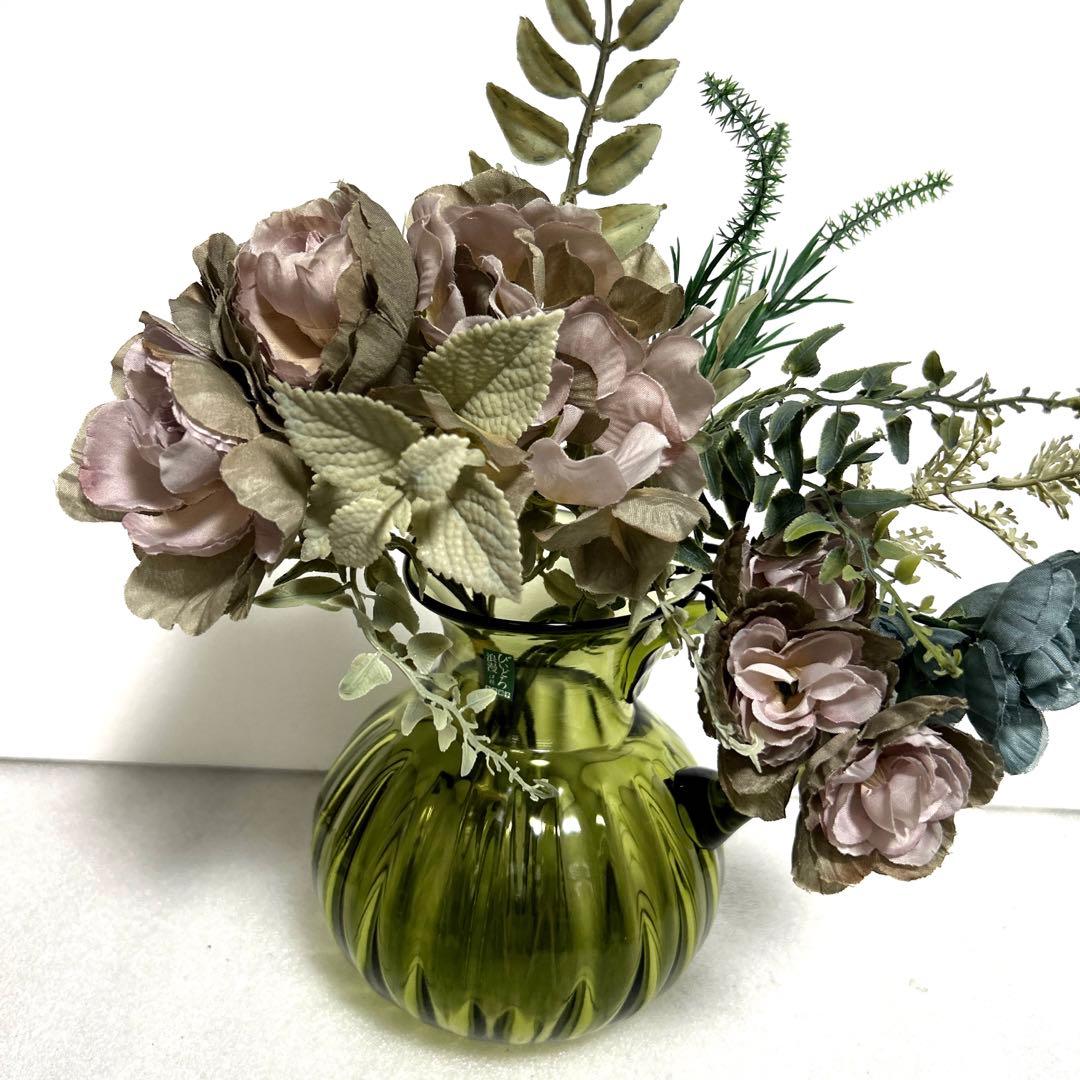 津軽びいどろ 七里長浜　ピッチャー　水差し　カラフェ　北洋硝子　ガラス細工