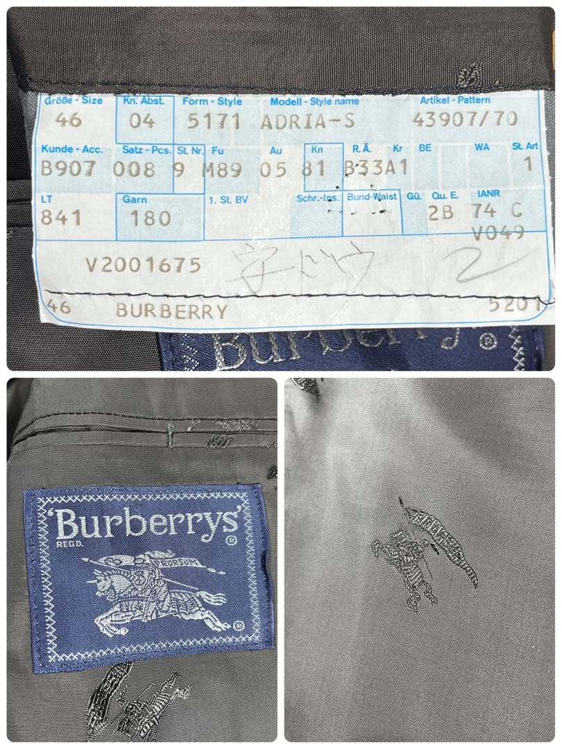 ✨美品 バーバリーズ カシミヤ混 テーラードジャケット 金ボタン 希少キャメル