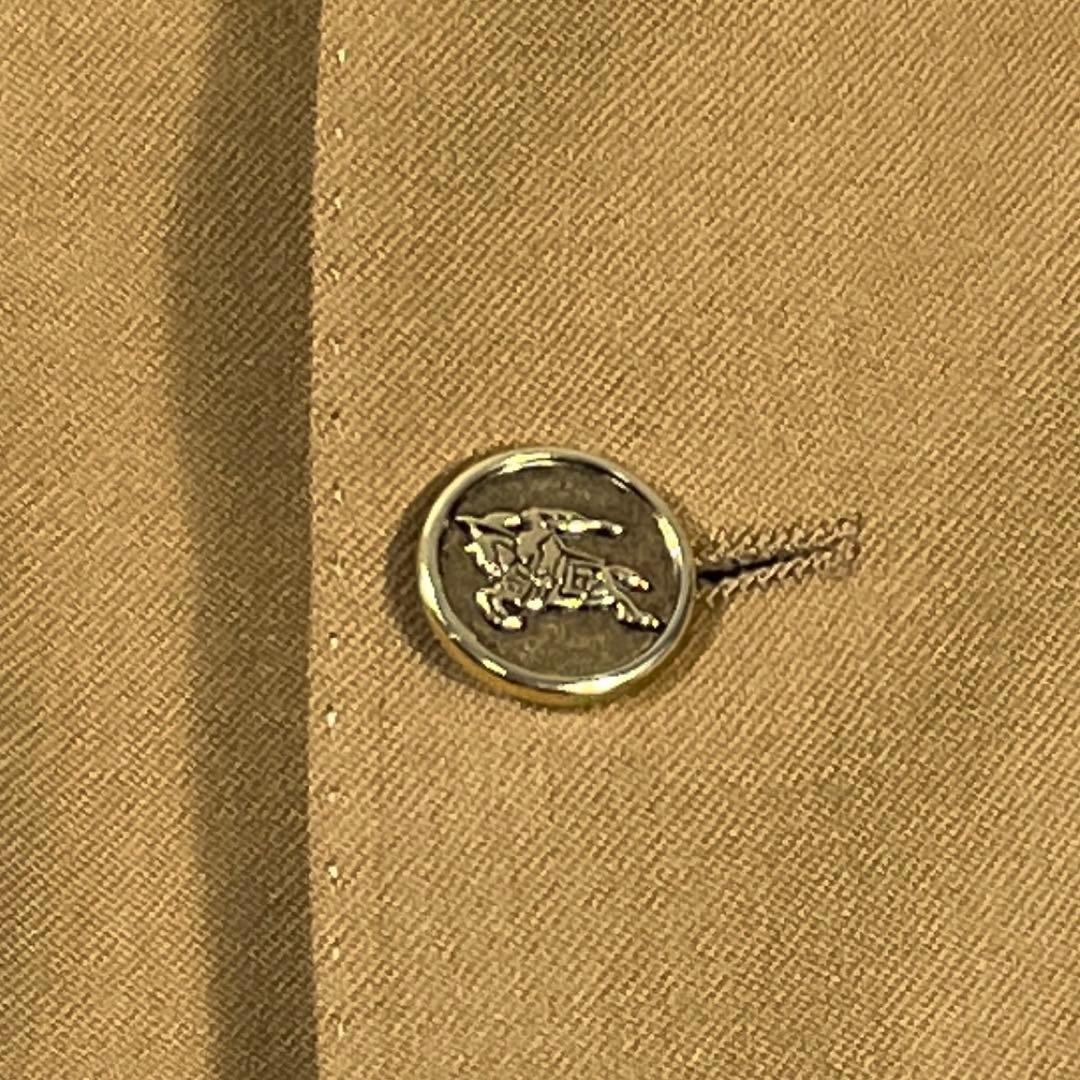 ✨美品 バーバリーズ カシミヤ混 テーラードジャケット 金ボタン 希少キャメル