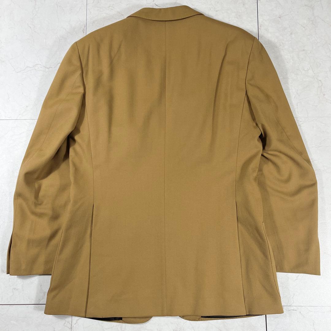 ✨美品 バーバリーズ カシミヤ混 テーラードジャケット 金ボタン 希少キャメル