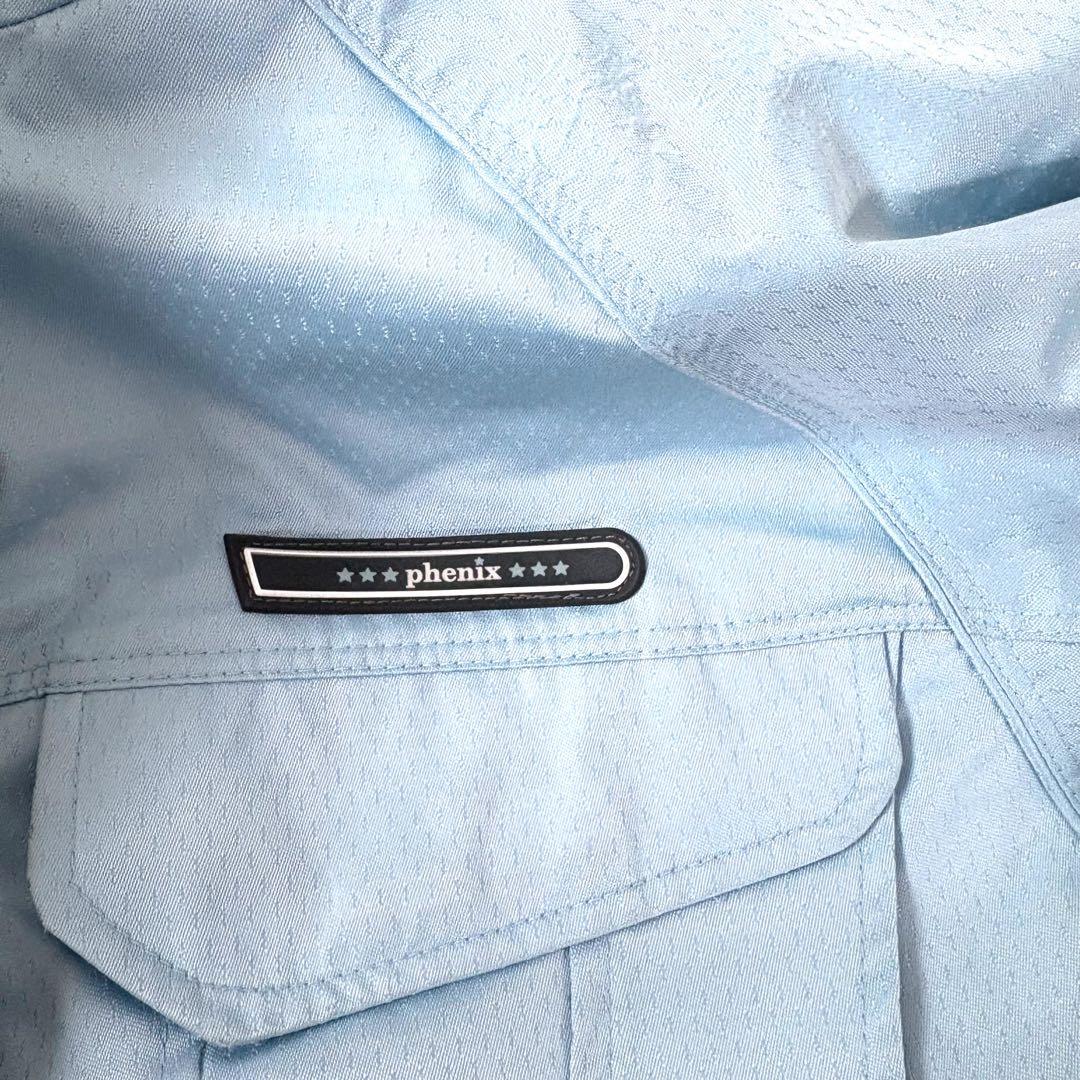 美品☆Phenix フェニックス　スキーウェア上下　スノボ　水色　Mサイズ