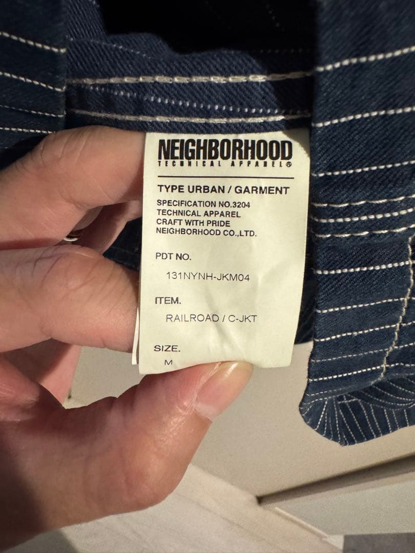 NEIGHBORHOOD ストライプカバーオール Mサイズ