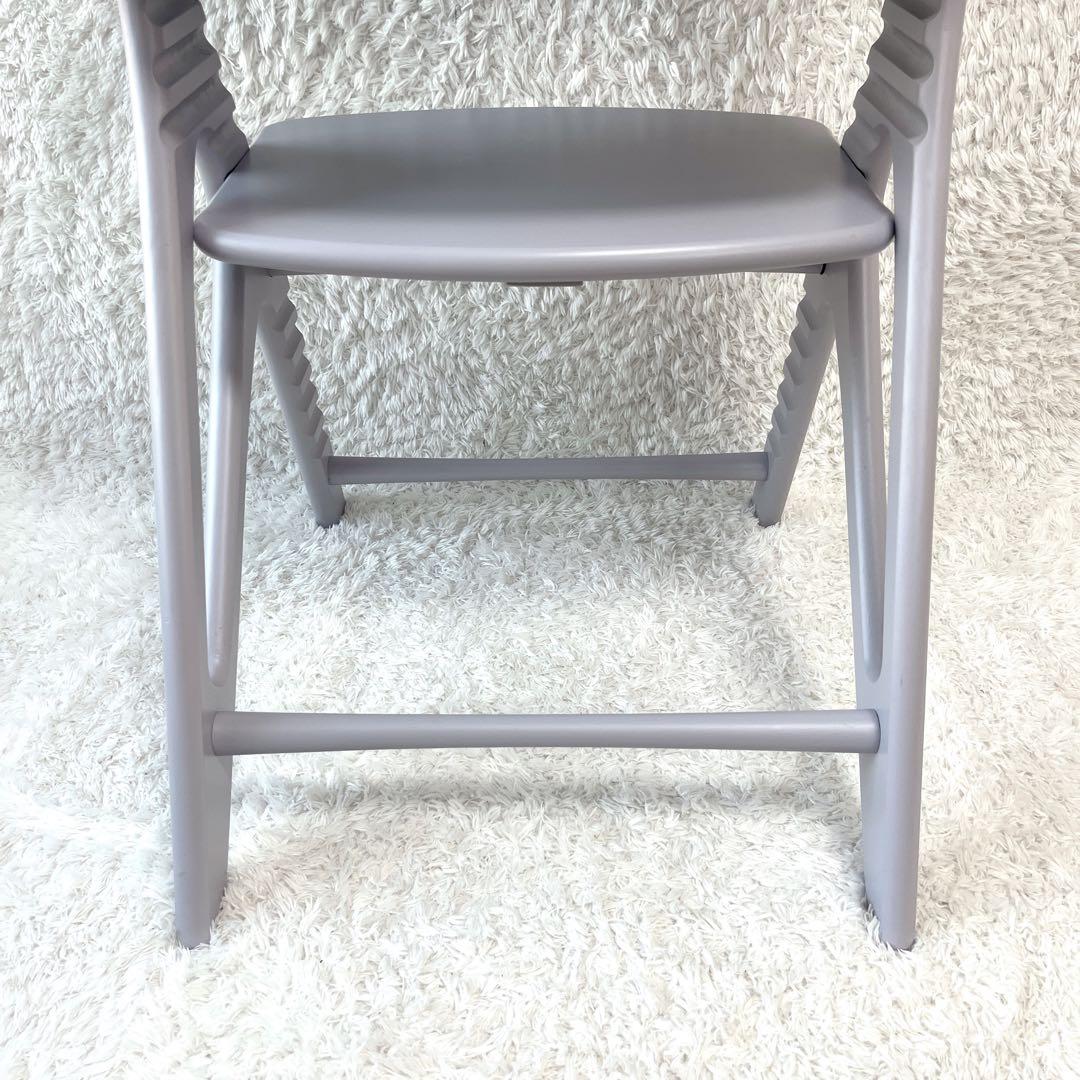 大和屋 アッフルチェア ハイチェア ソフトラベンダー セーフティチェアベルト