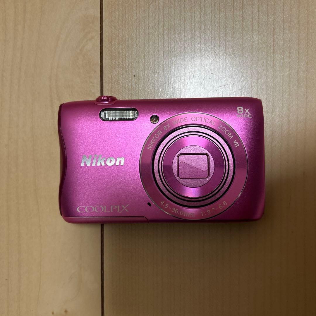 Nikon COOLPIX S3700 クールピクス　デジタルカメラ　ピンク