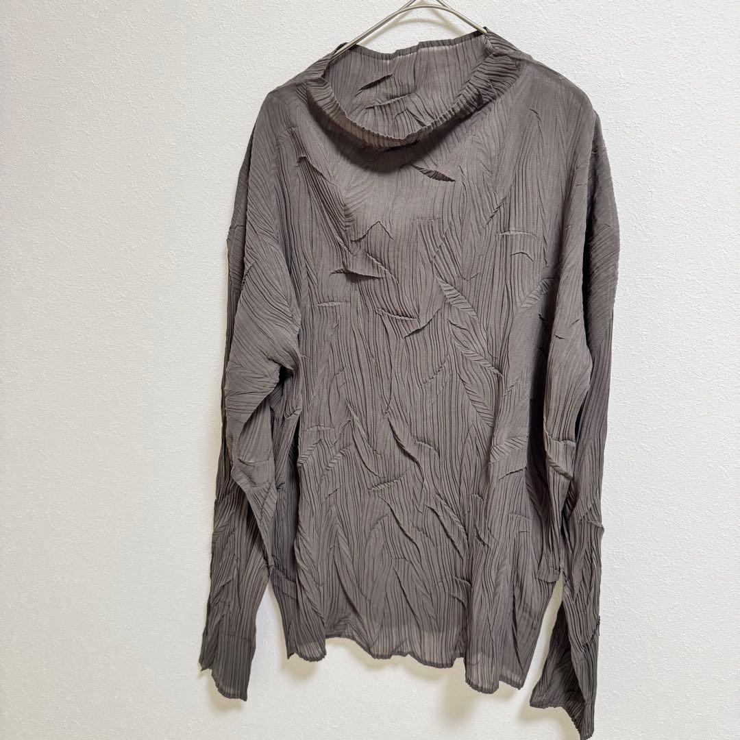 極美品✨ISSEY MIYAKE 立体プリーツ　変形　オーバーサイズ　トップス