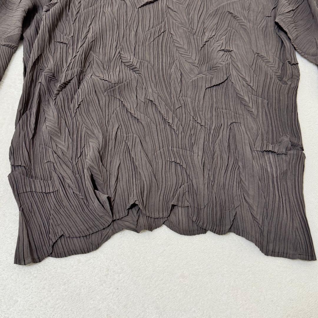 極美品✨ISSEY MIYAKE 立体プリーツ　変形　オーバーサイズ　トップス