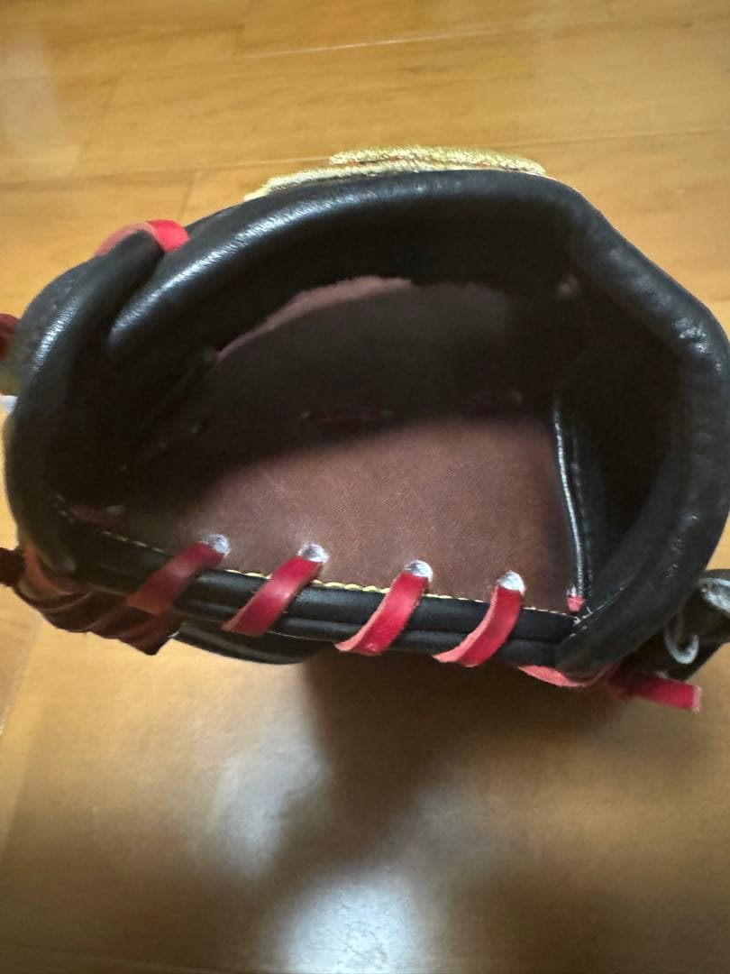 Wilson 軟式グローブ ブラック/レッド　87型