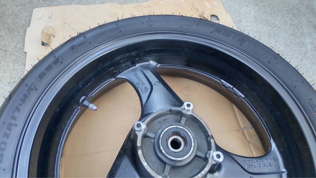 cb400sf nc39 VTECⅡ リア純正ホイールタイヤ付