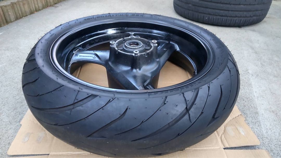 cb400sf nc39 VTECⅡ リア純正ホイールタイヤ付