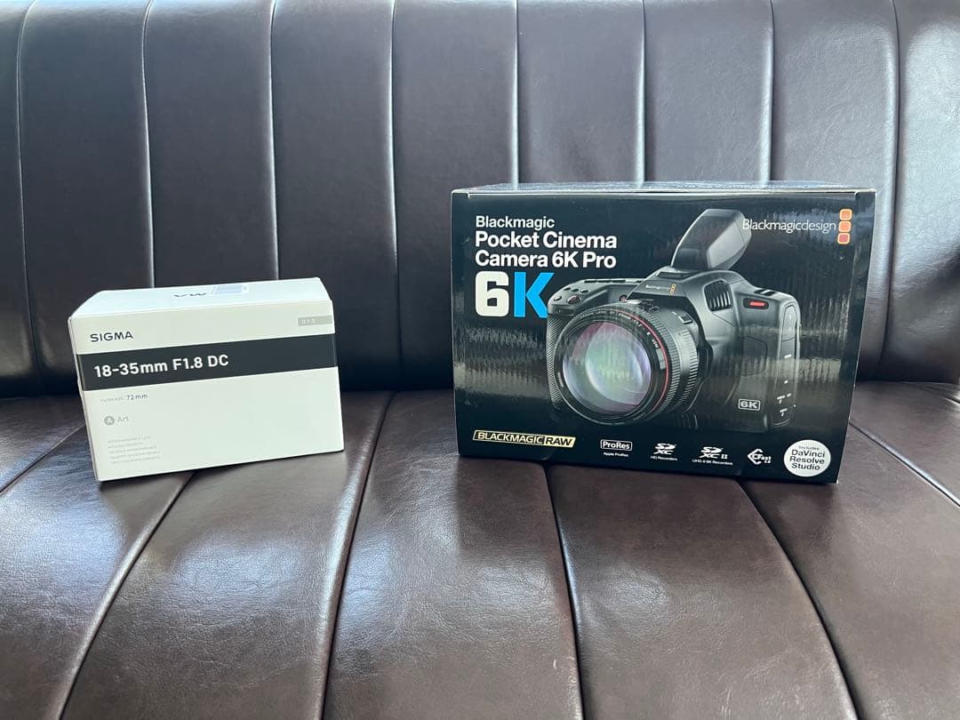 BMPCC6KPro+Sigma18-35mmセット（純正バッテリー2つおまけ）