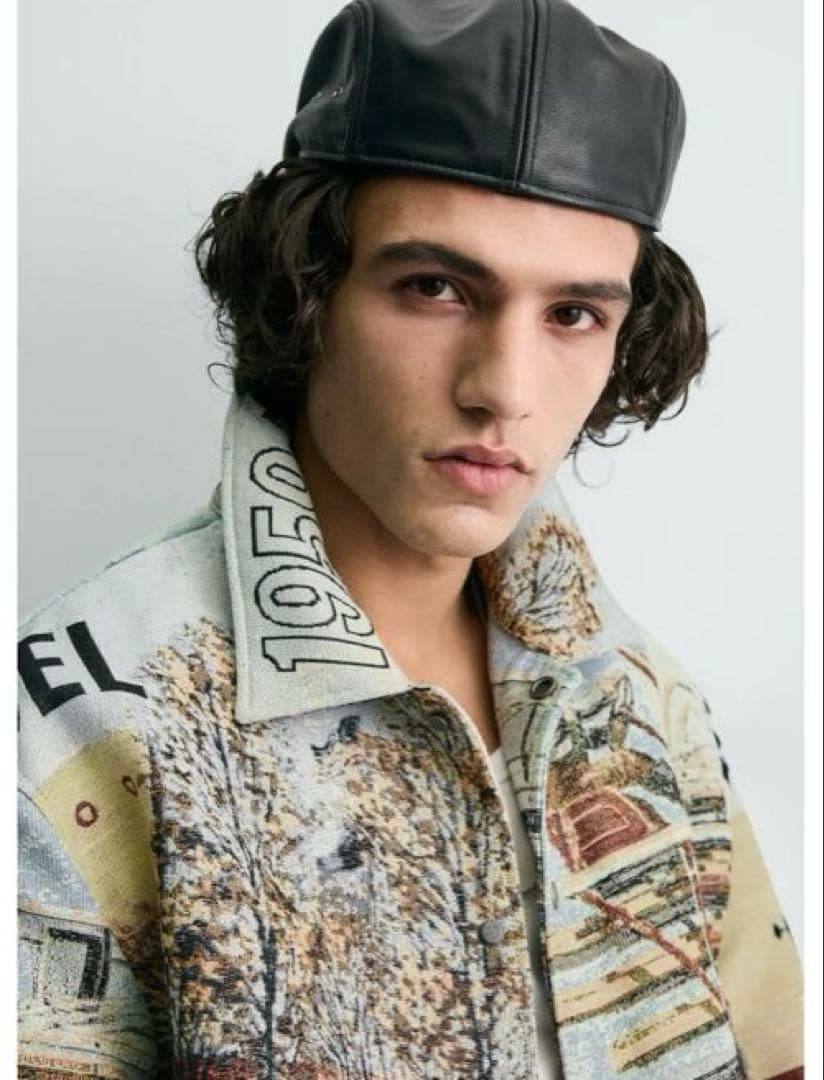 タグ付き新品★ZARAのフォードジャガードパフジャケット★Mサイズ★単一★完売品