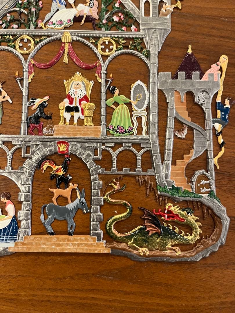 【美品】ヴィルヘルム シュヴァイツァー 　錫飾り　ドイツ　グリム童話