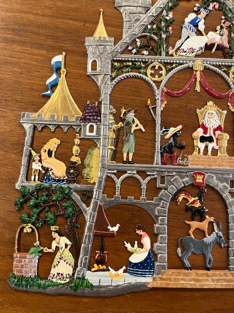 【美品】ヴィルヘルム シュヴァイツァー 　錫飾り　ドイツ　グリム童話