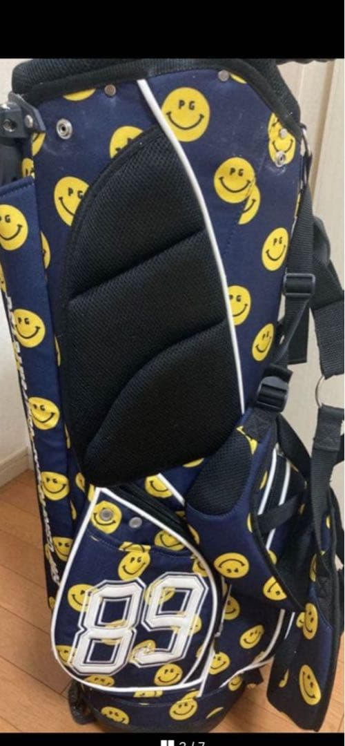 PEARLY GATES スマイリーフェイス キャディバッグ