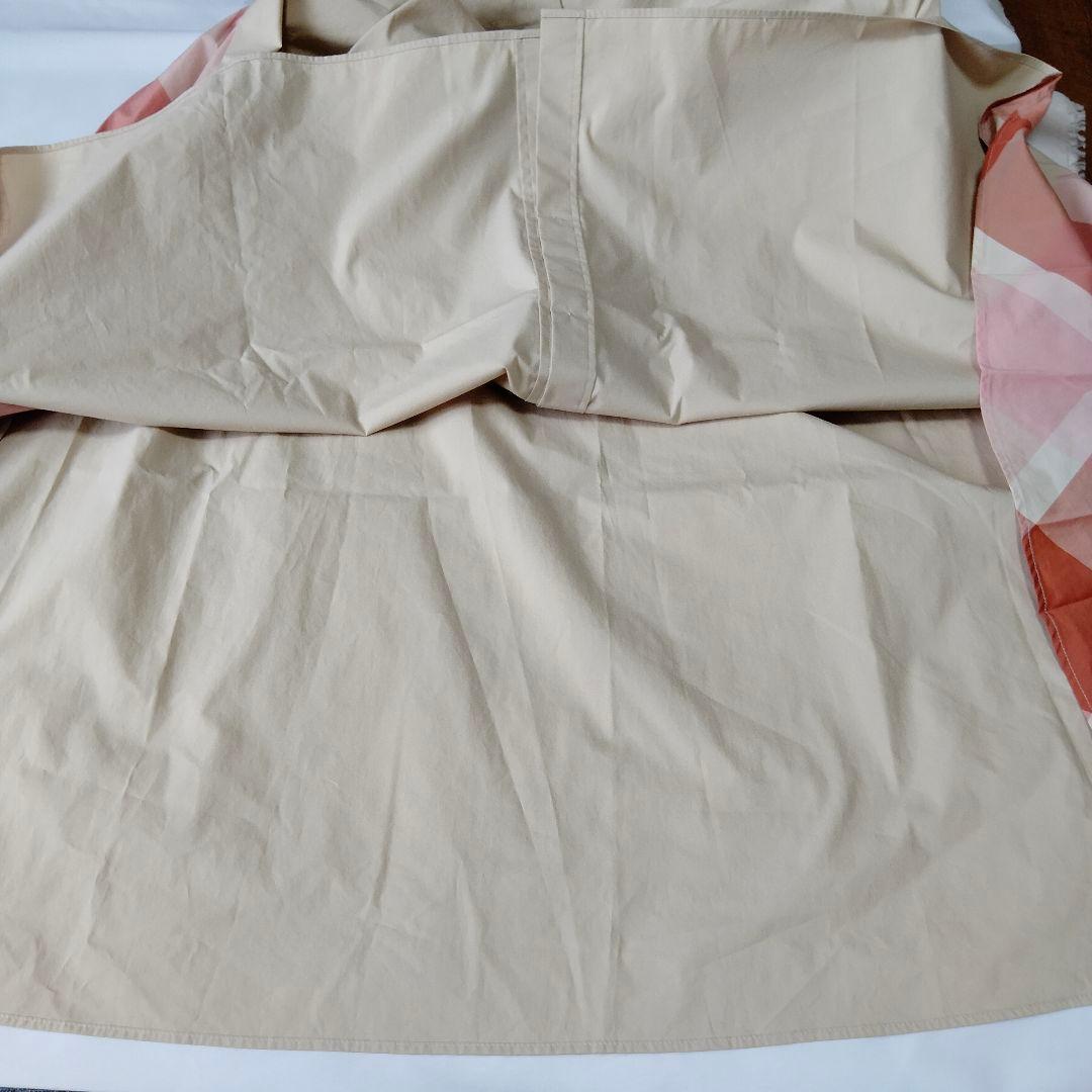 ブルーレーベル ロング ワンピース ベージュ ピンク チェック 38