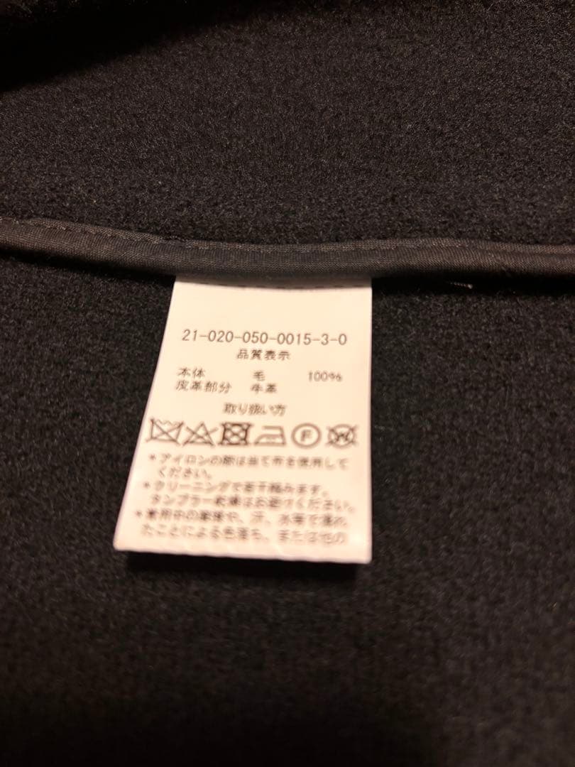 INVERTERE インバーティア ダッフルコート ジョシュアエリス 黒 40