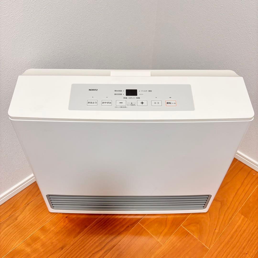 【極美品】ノーリツ ガスファンヒーター GFH-5802S 都市ガス 21畳用