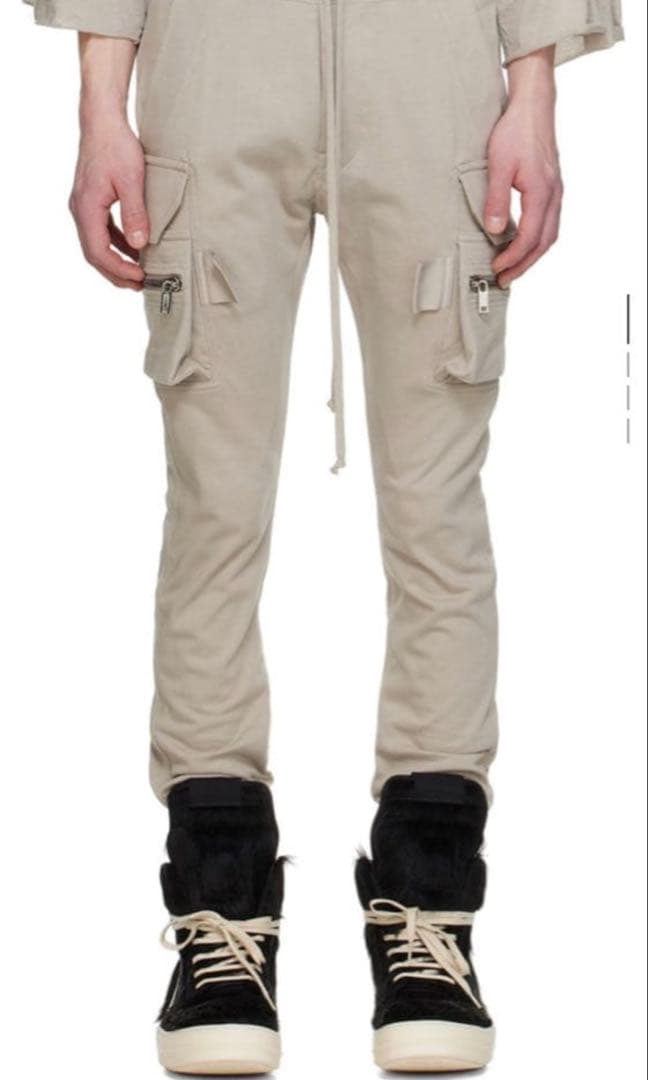 パンツ Rick Owens mastodon cargo pants ba PEARL