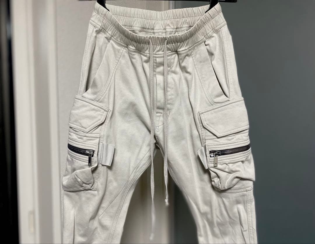 パンツ Rick Owens mastodon cargo pants ba PEARL