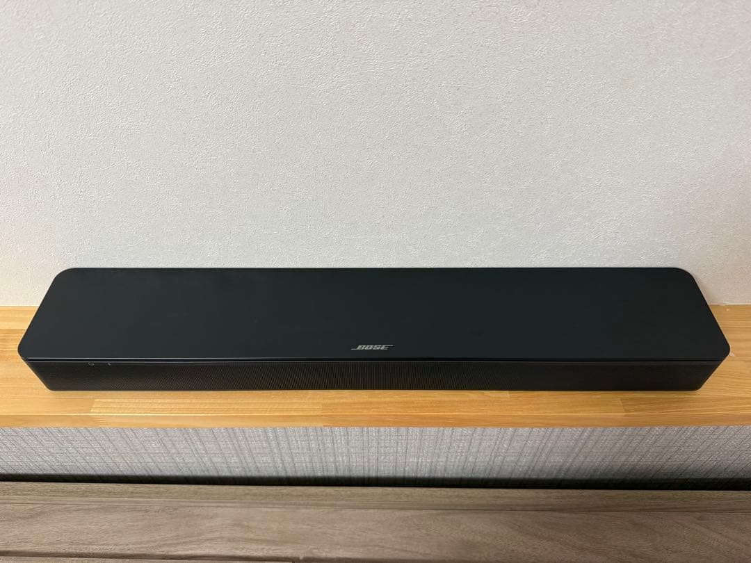 Bose サウンドバー スピーカー ブラック リモコン付き 黒