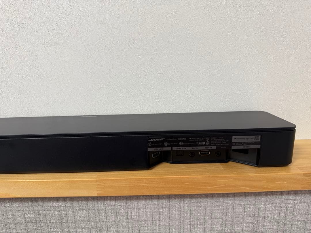 Bose サウンドバー スピーカー ブラック リモコン付き 黒