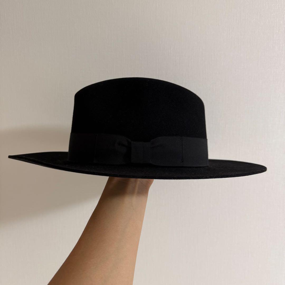 SAINT LAURENT サンローラン ハット ブラック 正規品