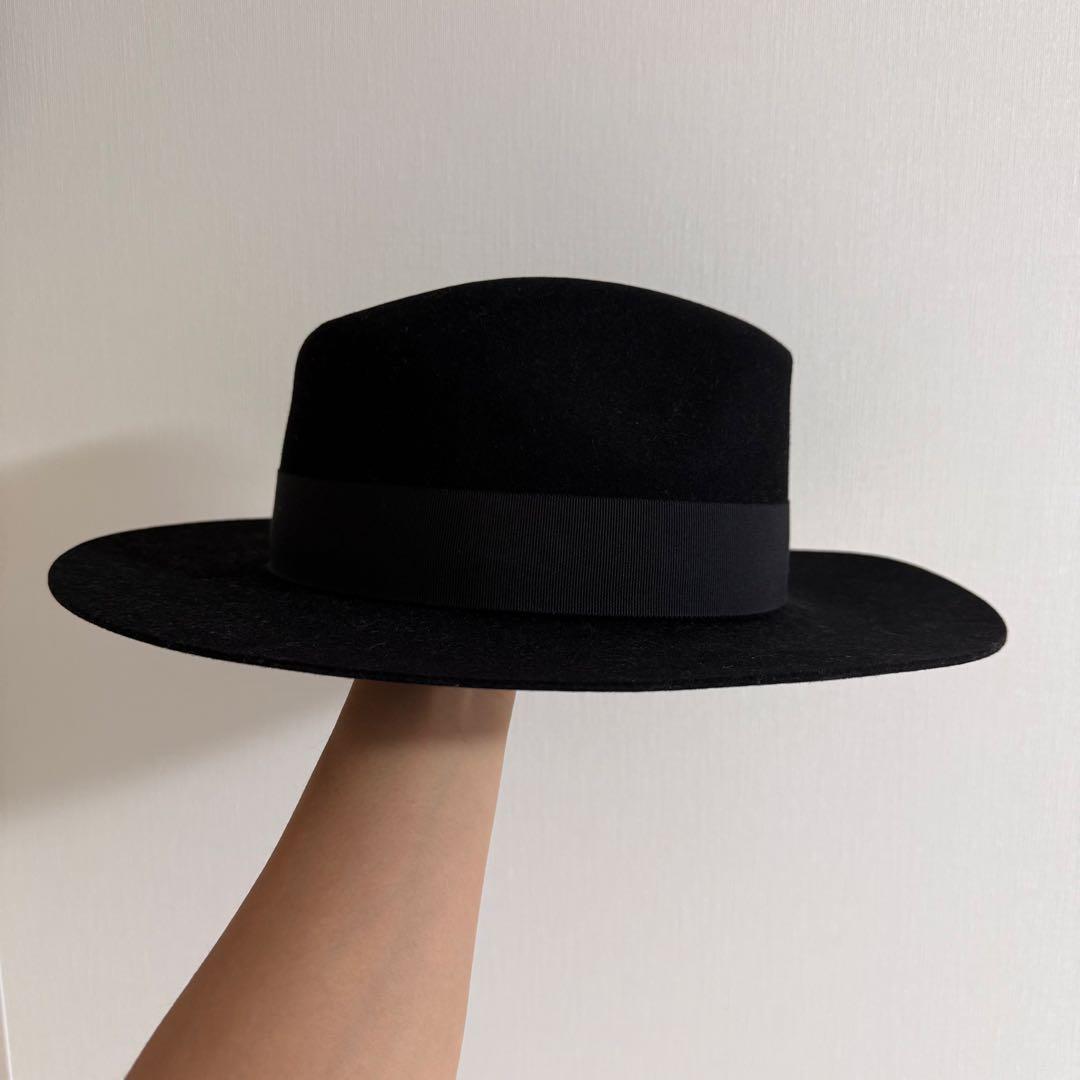 SAINT LAURENT サンローラン ハット ブラック 正規品