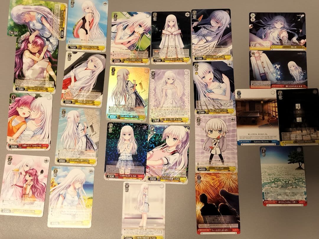 ヴァイス　SP “ともだちの距離”しろは　サマーポケッツ　青色サイン　箔押し