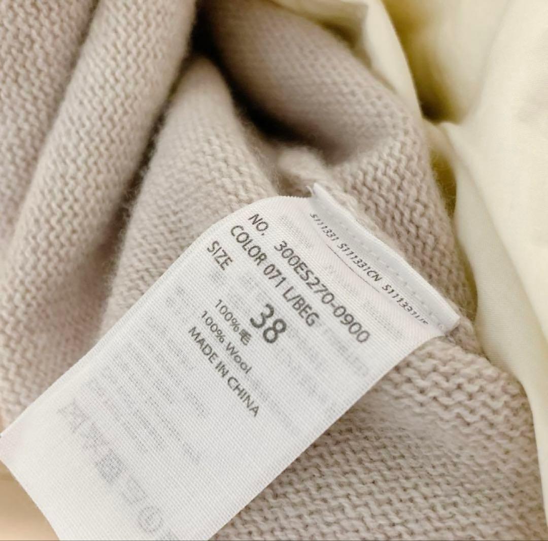 【人気】ENFOLD 21SSメリノウールKNIT×SHプルオーバー レイヤード