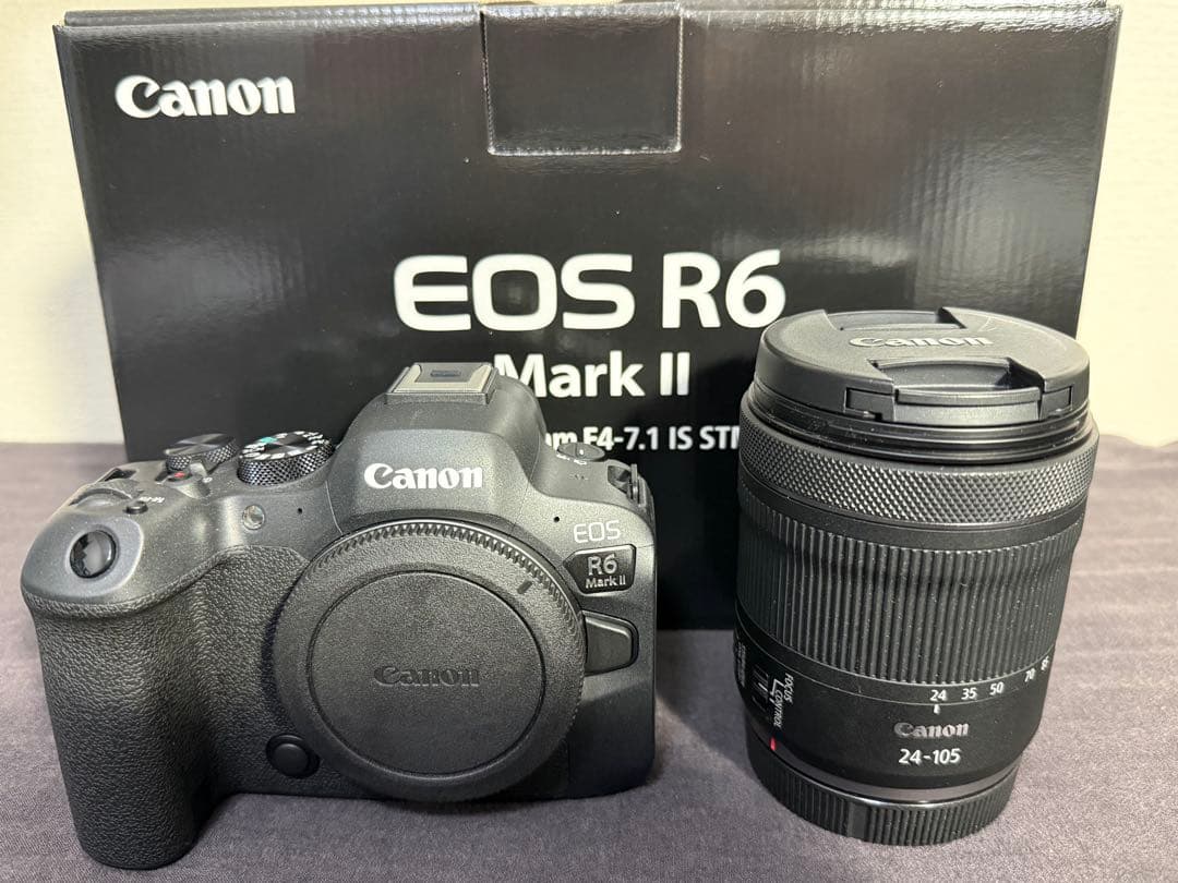 【美品】 EOS R6 Mark II レンズキット(保証書付き)