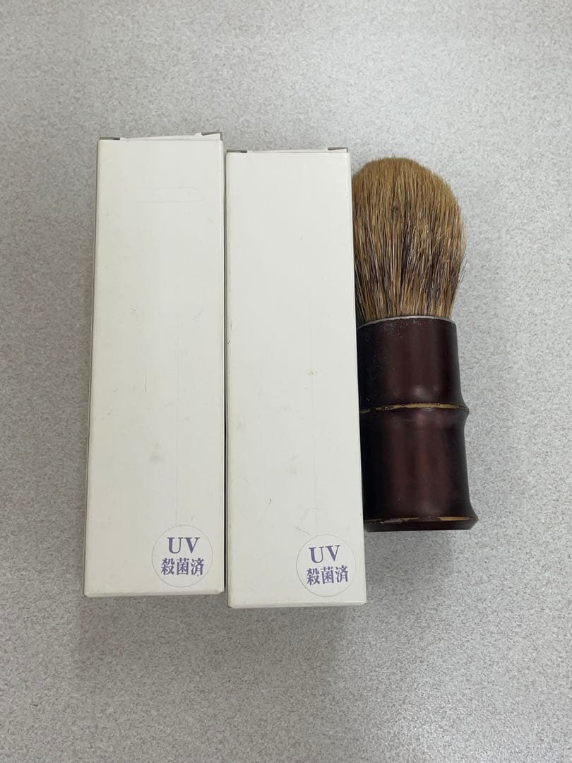 熊野筆　シェービングブラシ　理容