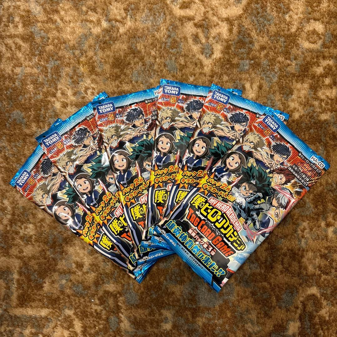 パック　新品　未開封　6点セット　BOX付き　僕のヒーローアカデミア　第3弾