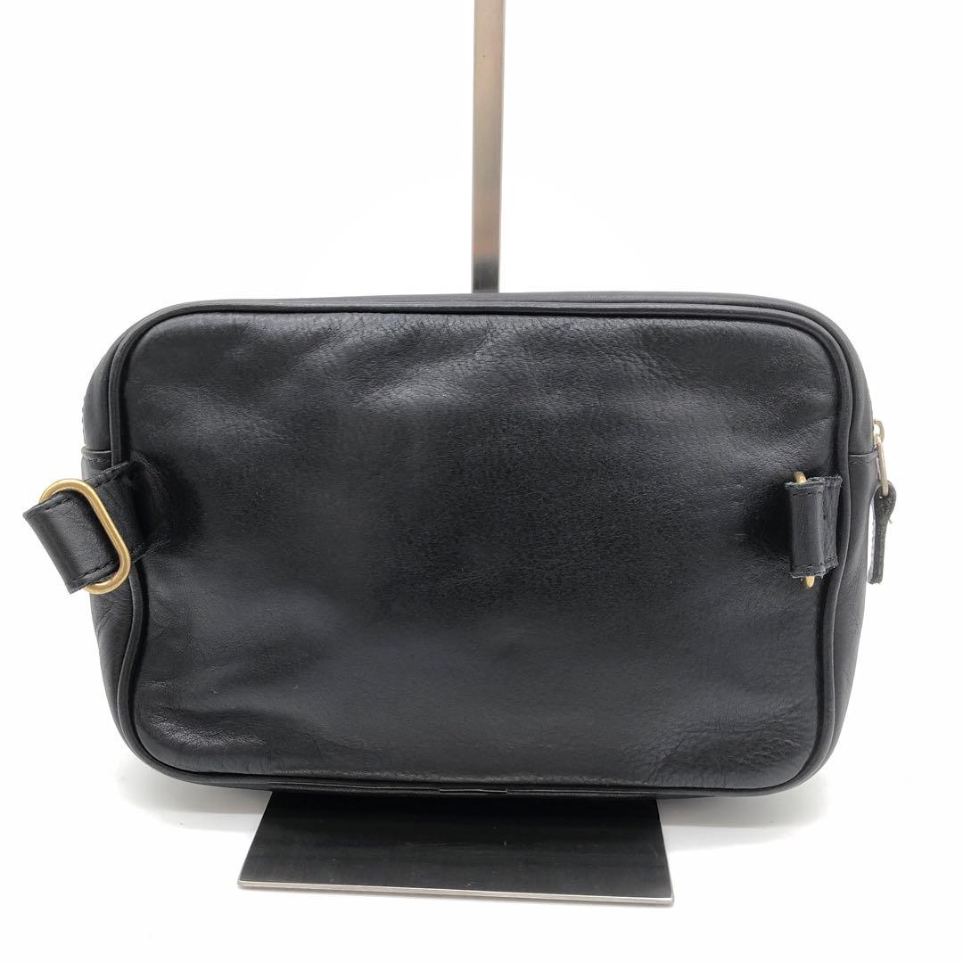 コーチ オールドコーチ ウエストバッグ ターンロック グラブタンレザー 黒