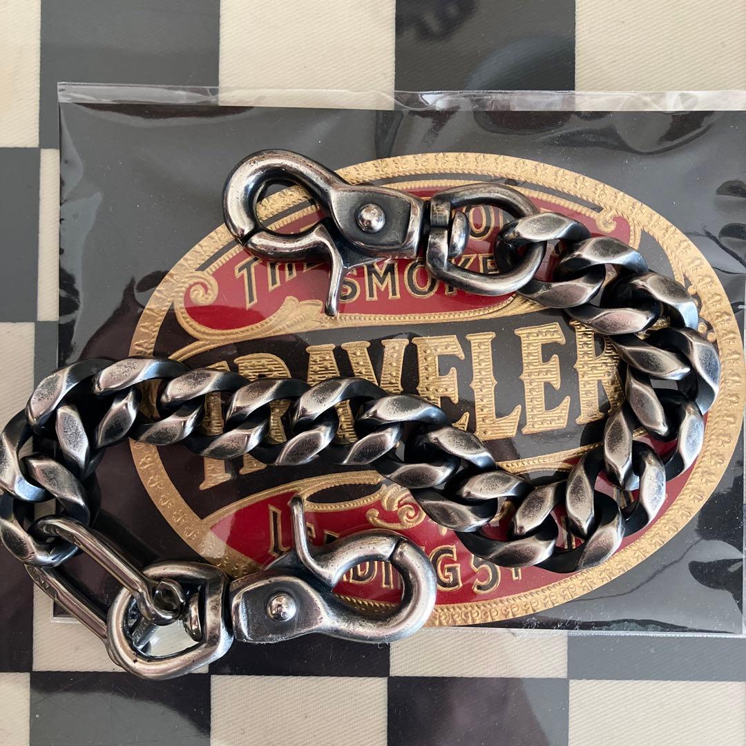 ブラス製　シルバーメッキキーチェーン　wichardシャックル使用　新品未使用！